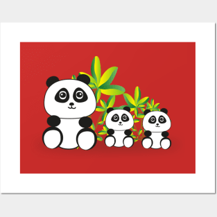 Family’s panda Posters and Art